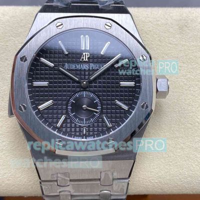 Luxury Clone Audemars Piguet Royal Oak 26591IP Black Dial Stainless Steel Watch 
